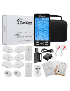 Masajeador Estimulador Muscular TechCare Plus 24 Negro