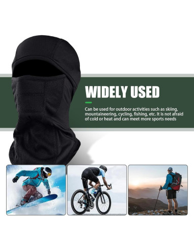 Forro de Casco de Motocicleta Zeathery Herymz3232bl Térmico Negro 40x24cm