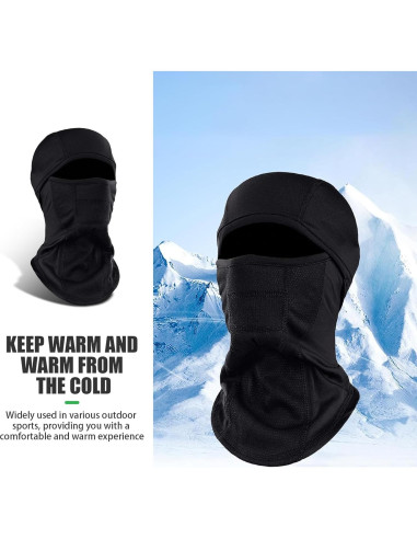 Forro de Casco de Motocicleta Zeathery Herymz3232bl Térmico Negro 40x24cm