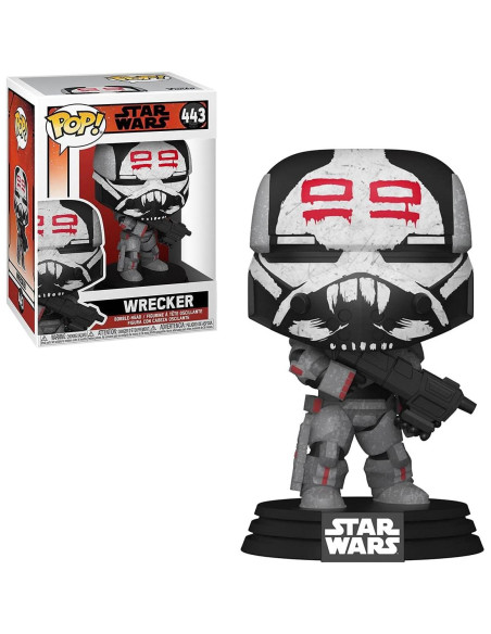 Figura de Vinilo Funko Pop! Wrecker Star Wars Bad Batch 9.5 cm