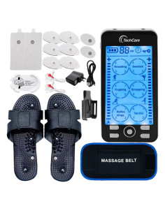 Masajeador TechCare Plus 24 Modos + Cinturón y Zapatos