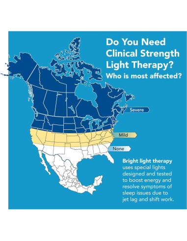 Lámpara de Terapia de Luz Carex Day-Light Sky 10000 LUX LED