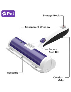 Removedor de Pelo de Mascotas BLACK+DECKER HMSCT0001 2