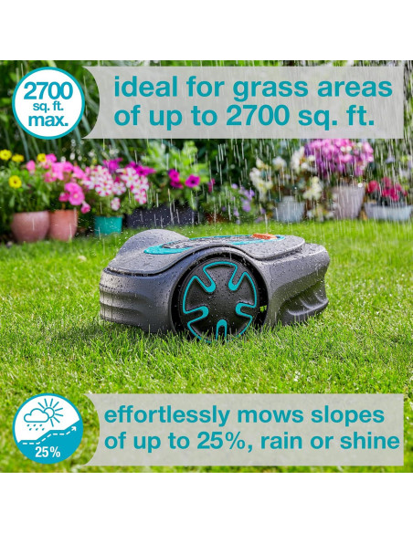 Cortacésped Robótico GARDENA SILENO Minimo 250 m Bluetooth