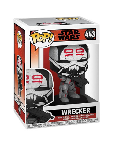 Figura de Vinilo Funko Pop! Wrecker Star Wars Bad Batch 9.5 cm