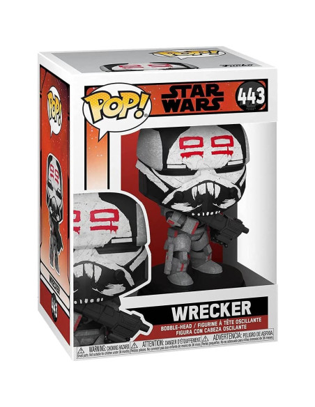 Figura de Vinilo Funko Pop! Wrecker Star Wars Bad Batch 9.5 cm
