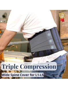 Faja Lumbar AVESTON Mediana Soporte Rígido y Delgado 2