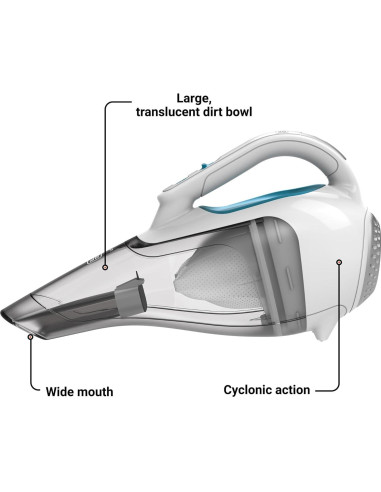 Aspiradora de mano inalámbrica BLACK+DECKER DustBuster 40L