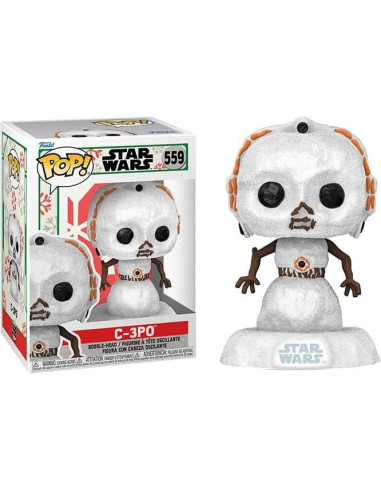 Figura de Vinilo C-3PO Muñeco de Nieve Funko Star Wars 9.5 cm