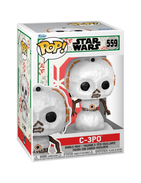 Figura de Vinilo C-3PO Muñeco de Nieve Funko Star Wars 9.5 cm