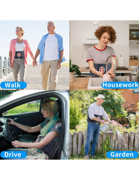 Cinturón de Soporte Lumbar 6xigouma Modelo XGM-102R Azul