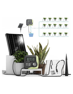 Kit de Riego Automático Raddy WS-1 Solar 5W para 15 Macetas