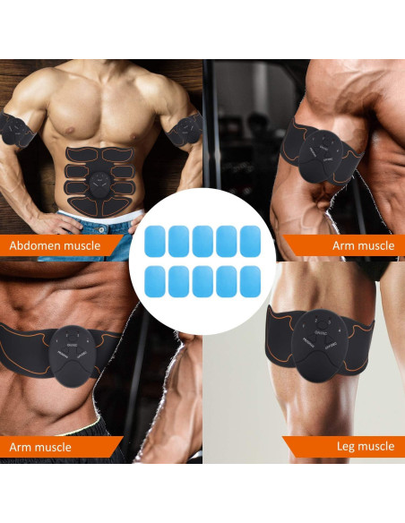 50 Almohadillas de Gel UYGHHK para Estimulador Abdominal