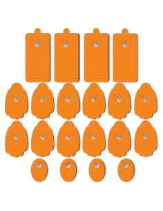 Pads TENS AVCOO Reemplazo 20 Pcs 3 Tamaños Gel Reutilizables