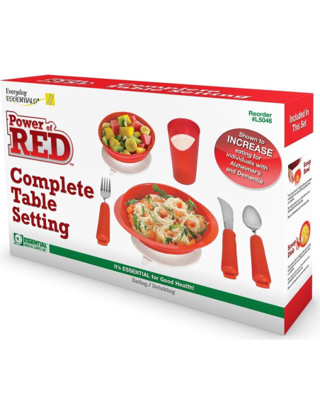 Juego de Vajilla Power of Red Essential Medical - 6 Piezas