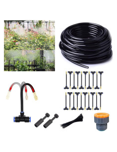 Sistema de Riego Garden Grid 20m con 20 Boquillas Ajustables