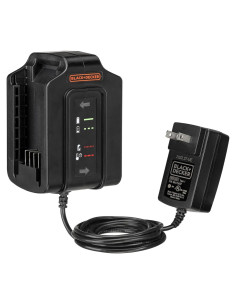 Cargador Doble BLACK+DECKER BDDC201B 20V MAX Carga Rápida