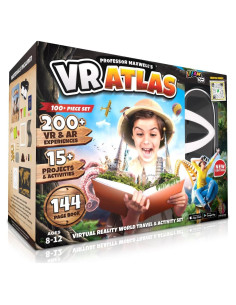 Atlas VR Abacus - Kit de Ciencia Geografía para Niños