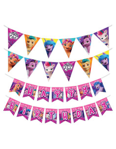 Conjunto de Banderas de Cumpleaños My Little Pony - Treasures Gifted