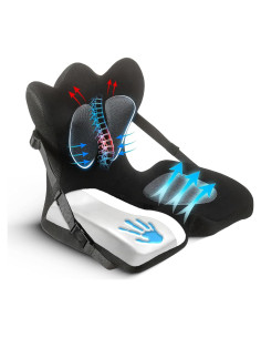 Almohada Soporte Lumbar Lifted Lumbar Ajustable Ergonómica