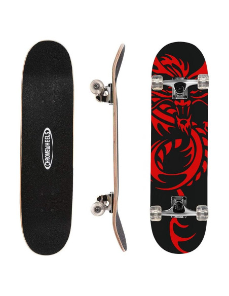 Patineta ChromeWheels Doble Kick 78,74 cm para Principiantes