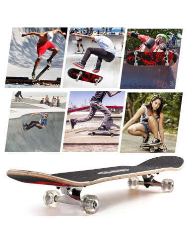 Patineta ChromeWheels Doble Kick 78,74 cm para Principiantes