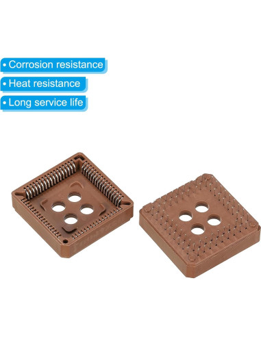 Zócalo IC PLCC68P PATIKIL 68 Pines 2.54mm Montaje PCB - 2 Pcs
