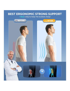 Faja Lumbar CAMRIER con Almohadilla 3D para Espalda Baja 2