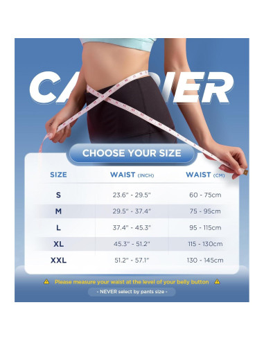 Faja Lumbar CAMRIER con Almohadilla 3D para Espalda Baja