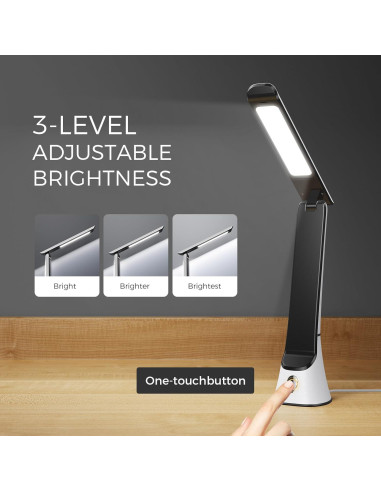 Lámpara de Terapia de Luz COTLIKE 10000 LUX LED Blanca