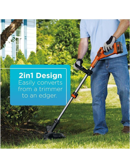 Cortadora de Hilo Inalámbrica BLACK+DECKER LST136 40V 33cm