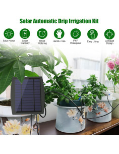 Sistema de Riego Solar Automático JIYANG 30 Macetas 12 Modos 2