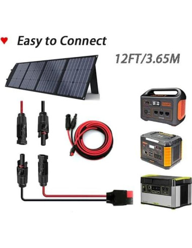 Kit de Panel Solar Magiktech 10AWG 3,66m Carga Solar