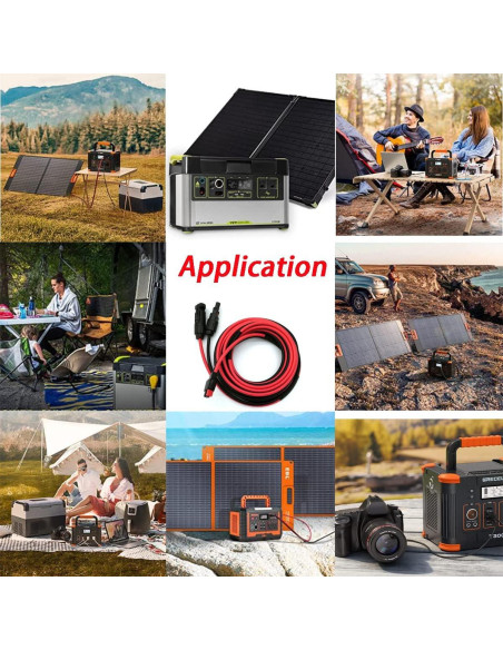 Kit de Panel Solar Magiktech 10AWG 3,66m Carga Solar