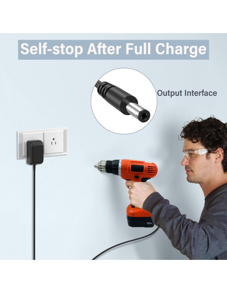 Cargador 12V Black Decker GCO1200, 1.83m, UL listado Cargador 12V Black Decker GCO1200, 1.83m, UL listado