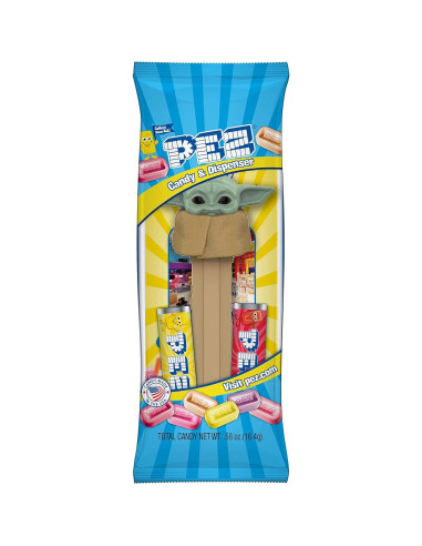Dispensadores de Caramelos PEZ Mandaloriano - Paquete de 12