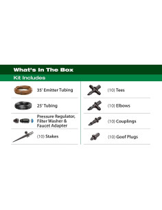 Kit de Riego por Goteo Rain Bird GARDENKIT 1,22x2,44m 2