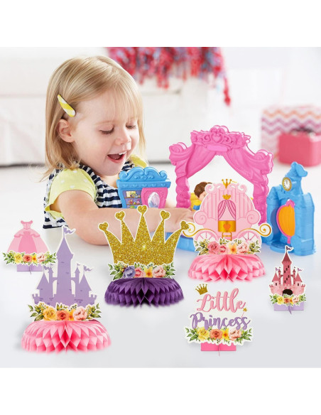 Centros de Mesa de Panal Floral Princesa ArowlWesh 12 Pcs