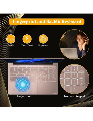 Laptop NIMO 15.6 FHD, 16GB RAM, 1TB SSD, Oro Rosa
