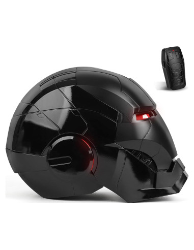 Casco YONTYEQ Iron Hero MK5 Negro 1:1 con Control Remoto y LED