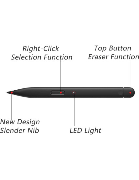 Slim Pen 2 Dogxiong para Microsoft Surface Pro 8/9/10, Precisión
