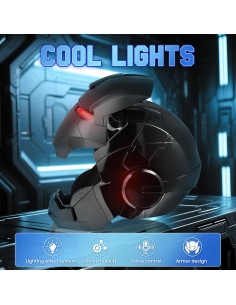 Casco YONTYEQ Iron Hero MK5 Negro 1:1 con Control Remoto y LED 2