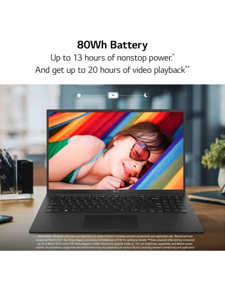 Laptop LG gram 15.6" i7 16GB 512GB Windows 11 Gris