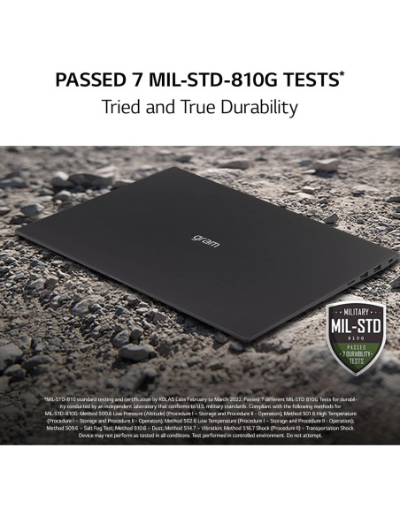Laptop LG gram 15.6" i7 16GB 512GB Windows 11 Gris