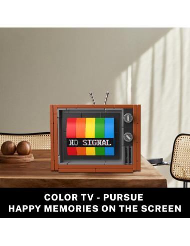 Set Retro JMBricklayer 20131 Máquina de Escribir y Walkman