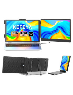 Extensor de Pantalla Doble KEFEYA S1 14" FHD 1080P USB-C