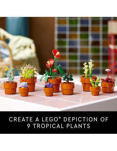 LEGO Plantas Pequeñas 10329 - Set de Construcción Decorativa
