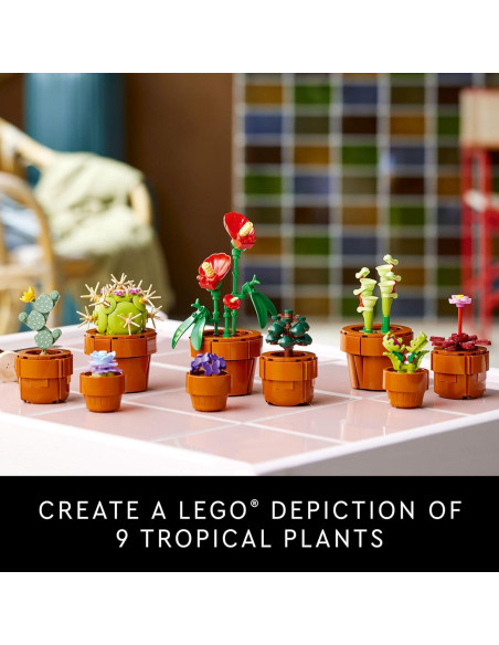 LEGO Plantas Pequeñas 10329 - Set de Construcción Decorativa