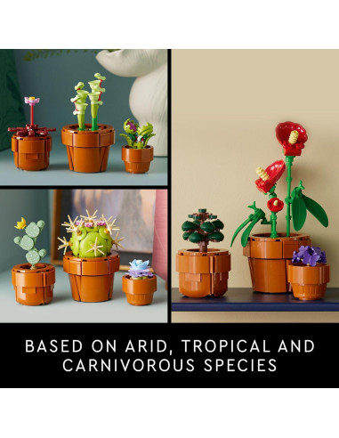 LEGO Plantas Pequeñas 10329 - Set de Construcción Decorativa