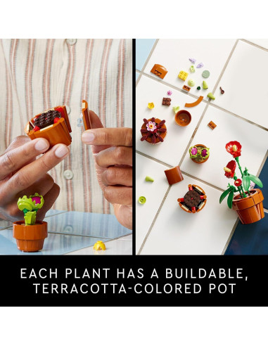 LEGO Plantas Pequeñas 10329 - Set de Construcción Decorativa